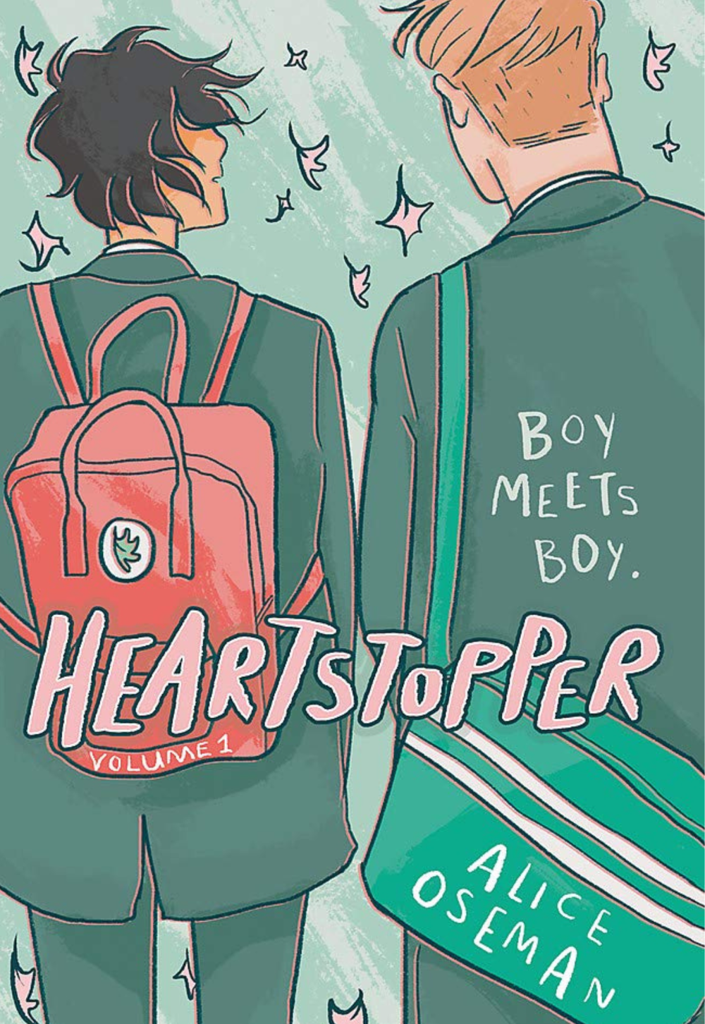 Couverture du roman graphique "Heartstopper"