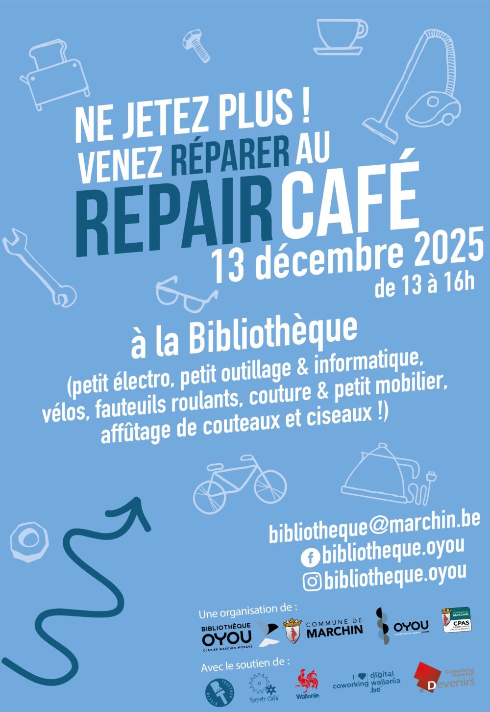 affiche repair café marchinois