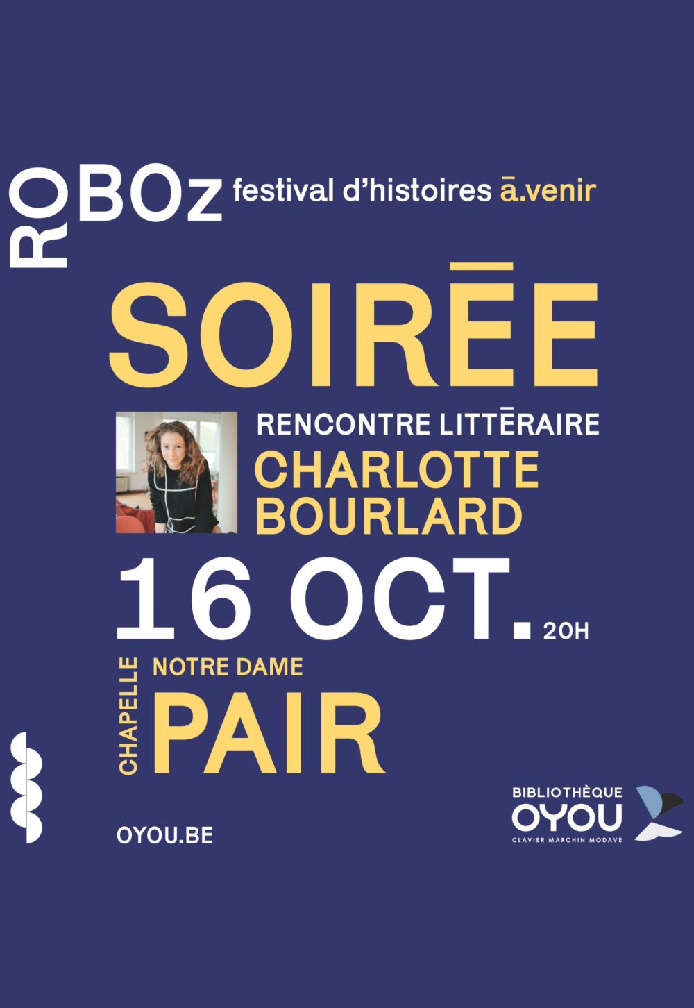 rencontre littéraire avec Charlotte Bourlard